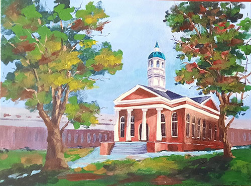 courthouse painting